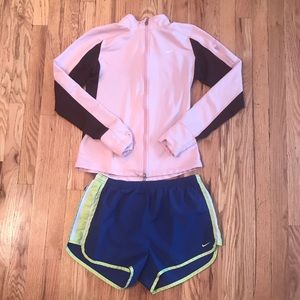GUC medium Nike women’s jacket and running shorts